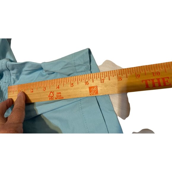 Bandolino Amalia Short Stretch Aqua Blue Womens Size 24  With Woven - Picture 4 of 16